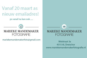 Marieke Mandemaker nieuw email adres